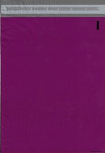 50 Buste Spedizione 14,5x19 VIOLA Poli Mailers Couture Boutique Qualità Borse - Foto 1 di 1