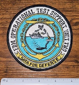 Operational Test Support Unit Two US Navy USN Military Data for Defense Patch - Picture 1 of 1