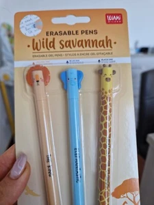 set 3 penne cancellabili savana Legami - Foto 1 di 3