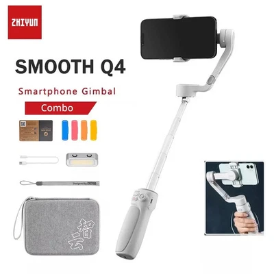 ZHIYUN Smooth Q4 Combo Kit 3-Achsen-Smartphone-Gimbal-Stabilisator für iPhone - Bild 1 von 4