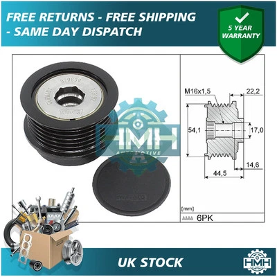 Fits Ford Kuga 2014- Focus 2014-2020 2.0 D dCi HMH Alternator Pulley - Image 1 of 3