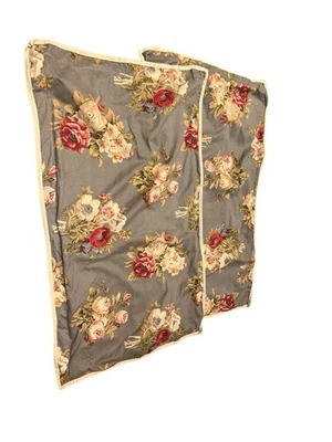 2 Chaps Ralph Lauren Hudson River Valley KING Travesseiro Sham Floral - Imagem 1 de 4