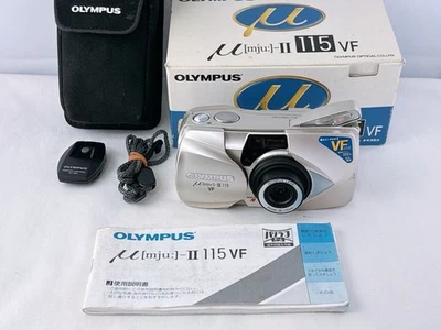 Olympus μ[mju:] II 115 VF compact film camera with box - Image 1 of 4