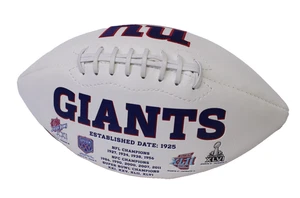 Odell Beckham Jr. Autographed NY Giants Logo Football JSA COA - Picture 1 of 3