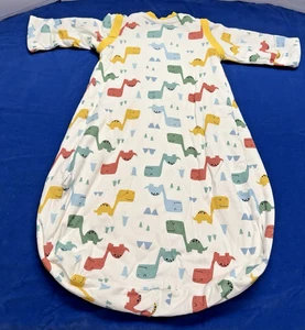 NEW At Baby Home Baby Cotton Sleep Bag Heavy Weight  Dinossurs  Zippered - Picture 1 of 8