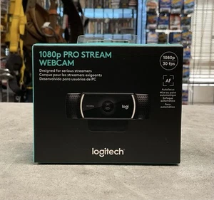 Logitech 1080p Pro Stream Webcam HD Video Streaming - Photo 1/5