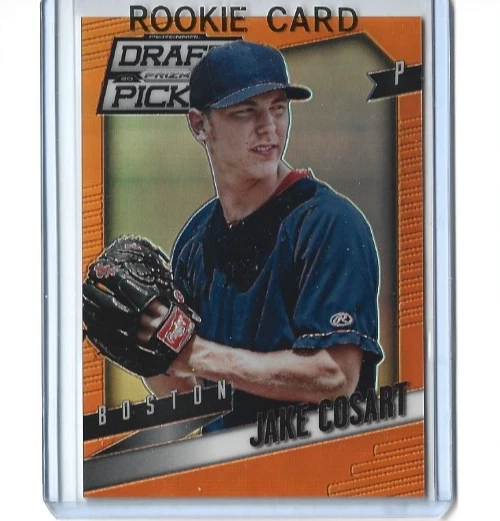 2014 PANINI-PRIZM PERENNIAL DRAFT PICKS JAKE COSART ORANGE PRIZM RC   35/60 - Image 1 of 2
