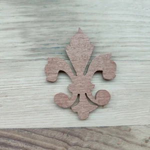fleur de lis / lys inlay fretwork veneer - Picture 1 of 6