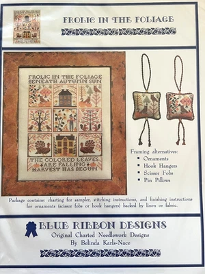 Blue Ribbon Designs- Frolic In The Foliage Chart - Image 1 of 2