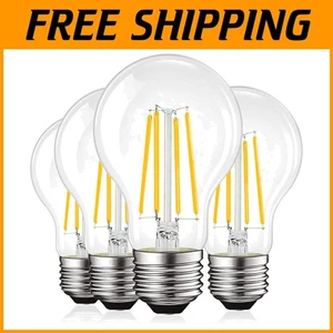 Listed LED Light Bulbs, Soft White, Dimmable - 4 Count - Picture 1 of 9