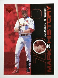 1999 Upper Deck Challengers for 70 Mark on History #M5 Mark McGwire 16 - Bild 1 von 2