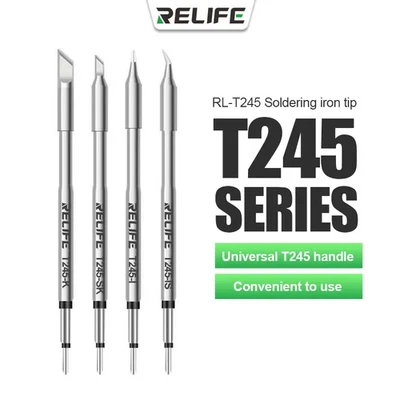 RELIFE RL-T245 Soldering Tips Universal C245 Soldering Iron Tip Compatible for X