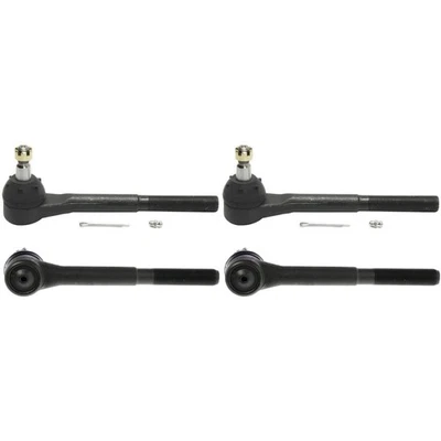 Juego de 4 extremos de barra de amarre para Chevrolet Tahoe 95-2000 delanteros diestros y diestros interiores y exteriores Foto 1 de 4