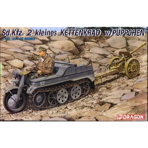 Dragon 6114 Sd.kfz. 2 Kleines Kettenkrad with Puppchen Kit1/35