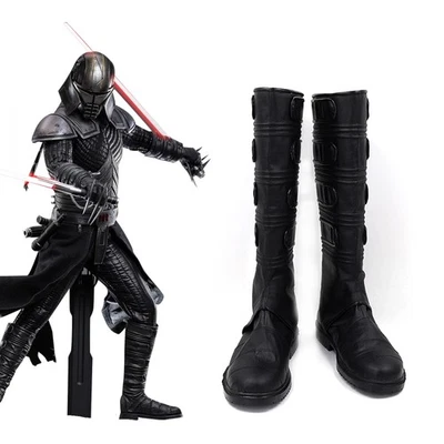 Star Wars: The Force Unleashed‌ Starkiller Botas Largas PU Cremallera Juegos con disfraces Zapatos  Foto 1 de 4