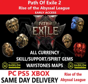 CURRENCY POE 2 RISE OF THE ABYSSAL PATH OF EXILE 2✅ PC PS5 XBOX ✅Divine Exalted - Picture 1 of 203