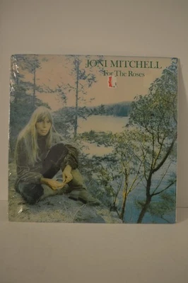 Joni Mitchell For The Roses Original Vinyl Record LP Album SD 5057 1972 Sealed - Image 1 of 4