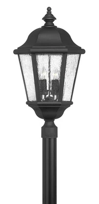 Hinkley Lighting 1677-LL Edgewater 4 Light 27.75" Tall Post Light - Black - Image 1 of 4