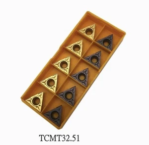Insertos de torneado externos 10 piezas TCMT32.51 TCMT16T304 insertos de carburo - Imagen 1 de 5