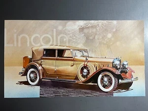 1932 Lincoln KB V12 Sedan Aufdruck, Bild, Plakat - Selten Awesome Klein - Bild 1 von 1
