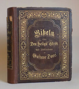 Bibeln [La Bible] illustré par Gustave DORE - 1877 - Rare édition suédoise