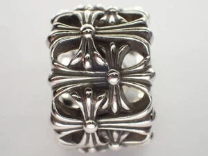 CHROME HEARTS Genuine Cemetery Cross Ring Men's Size 8 - Picture 1 of 9