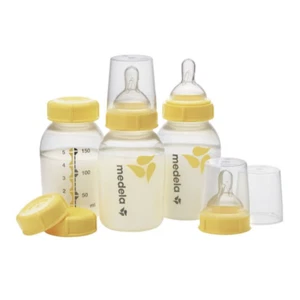 Juego de 3 botellas de leche materna Medela - Imagen 1 de 7