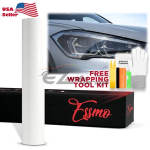 ESSMO PPF TPU Clear Gloss Paint Protection Tint Film Headlight Fog Tail Wrap DIY - Picture 1 of 11