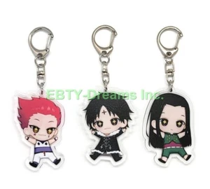 Set of 3 Hunter x Hunter Anime Acrylic Keychain Chrollo, Illumi v4 - Picture 1 of 2