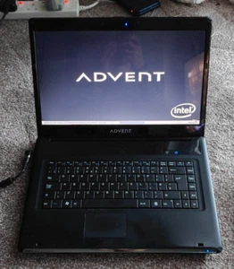 Advent Roma 2.2GHz 15.4'' Widescreen Laptop MX Linux DVD SSD Webcam Office Cheap - Picture 1 of 6
