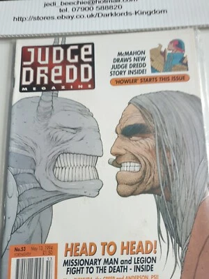 Judge Dredd Megazine #53 Issue Comic Book 2000AD Rare Vol 2 UK  Nm Free P&P - Image 1 of 3