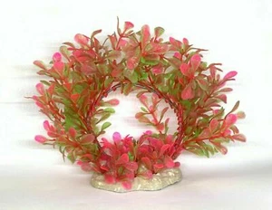  6" Artificial Plastic Decoration Aquarium Plant For Fish Tank New - Picture 1 of 2