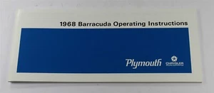 NEW 1968 Plymouth Barracuda Owners Manual - Picture 1 of 1