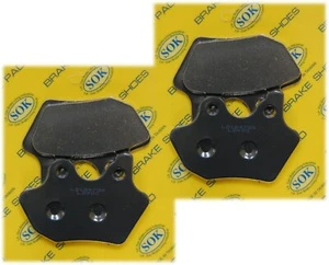 PASTILLAS DE FRENO DELANTERAS Y TRASERAS se ajustan HARLEY DAVIDSON XL XLH 883 1200 2000-2003 Sportster - Imagen 1 de 2
