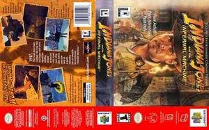 Indiana Jones and the Infernal N64 Game Case Box + Cover Art Work Only (No Game) - Picture 1 of 11