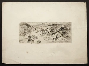 Eau-forte de Felix BUHOT. La Hague, Normandie - Picture 1 of 3