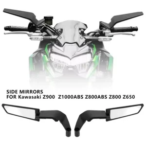 SPECCHIETTI ALA A LAMA GIREVOLE KAWASAKI Z650 Z750 Z800 Z900 Z1000 - Imagen 1 de 5