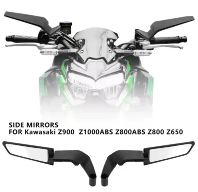 SPECCHIETTI ALA A LAMA GIREVOLE KAWASAKI Z650 Z750 Z800 Z900 Z1000 - Imagen 1 de 4