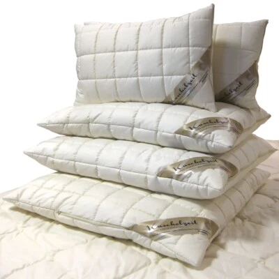 Merino Schafschurwolle Kopfkissen Schurwolle Kissen Wolle Made in Germany - Bild 1 von 4