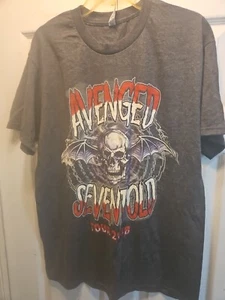NEW! RARE,HARD TO FIND AVENGED SEVENFOLD shirt Tour 2018 X-Large! - Picture 1 of 5