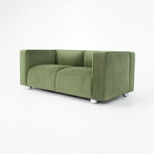 2020 Barber Osgerby for Knoll Studio Compact Two Seater Sofa with Green Fabric - Picture 1 of 12