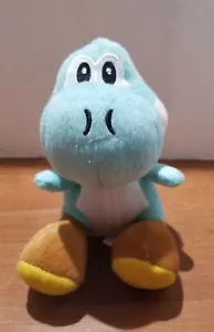 YOSHI PLUSH BLUE PLUSH WITH LOOP NINTENDO NES YOSHI PLUSH - Picture 1 of 10