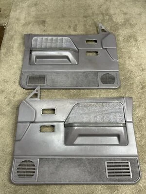 Par eléctrico de paneles de puerta delanteros para conductor y pasajero Dodge Dakota 87-96 gris fabricante de equipos originales Foto 1 de 4