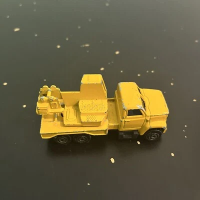 USED Majorette No. 283 Crane Truck Vintage Mustard Diecast Scale 1:100 #21 - Image 1 of 4