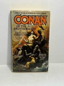 Conan of the Red Brotherhood Leonard Carpenter TOR 1st Vintage Paperback 1993 - Bild 1 von 4