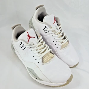 Nike Air Jordan ADG 3 Herren UK Größe 7 US 8 EUR 41 Weiß Zementgrau Golfschuhe - Bild 1 von 10