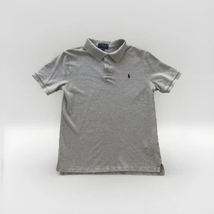 Polo Ralph Lauren Boys Gray Polo Shirt L (14-16) Classic Fit - Picture 1 of 7