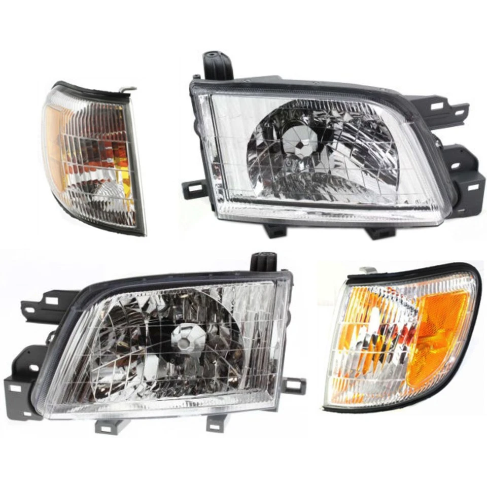 Headlight Kit For 2001-2002 Subaru Forester Left & Right 4pc - Изображение 1 из 4