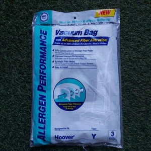 Hoover Typ Y 3 Stück Staubsaugerbeutel Allergen Performance - Bild 1 von 3