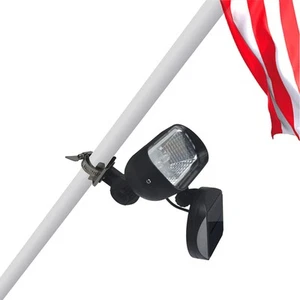 Solar Flagpole Light with Weatherproof Design for Year-Round Flag Illumination - Picture 1 of 9